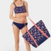 Amoena Strandtasche Elba -Mode Dessous Geschäft Amoena Bikinihose Elba 71606 navy multi 03 1280x1280