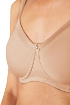 Amoena Prothesen-BH Lara Satin -Mode Dessous Geschäft Amoena Prothesen BH Lara Satin 44214 sand 03 1280x1280