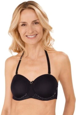 Amoena Prothesen-Bügel-BH Pia -Mode Dessous Geschäft Amoena Prothesen BH Pia WBP 44840 schwarz sand 04 1280x1280