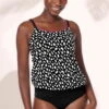 Amoena Prothesen-Tankini-Oberteil Manila -Mode Dessous Geschäft Amoena Tankini Top Manila BL 71658 schwarz weiss 01 1280x1280