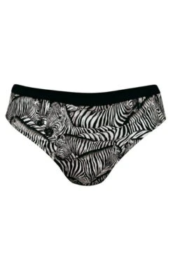 Bikini-Hose Sally Bottom Zebra Love -Mode Dessous Geschäft Rosa Faia Bikinihose Sally Bottom 8731 0 430 schwarz weiss 02 1280x1280