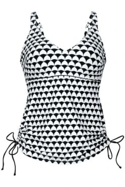 Rosa Faia Tankini-Oberteil Malaika -Mode Dessous Geschäft Rosa Faia Tankini OT Malaika 8855 1 430 schwarz weiss 04 1280x1280