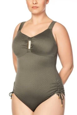 Badeanzug St. Tropez -Mode Dessous Geschäft Ulla Badeanzug St Tropez 9112 olive 03 1280x1280