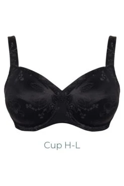 Bügel-BH Viola -Mode Dessous Geschäft Ulla Buegel BH Viola mit Blende 3225 schwarz 03 1280x1280